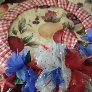 Handmade 4th of July wreath